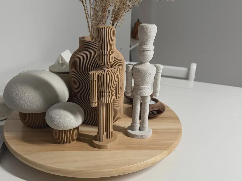 Handgefertigte Nussknacker-Dekoration - Weihnachtsdeko 3D Druck Adventsdekoration Geschenkidee aus PLA, Kunststoff, Plastik, Nachhaltig – 3D-Druck von G3DprintsDE