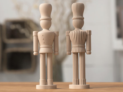 Handgefertigte Nussknacker-Dekoration - Weihnachtsdeko 3D Druck Adventsdekoration Geschenkidee aus PLA, Kunststoff, Plastik, Nachhaltig – 3D-Druck von G3DprintsDE