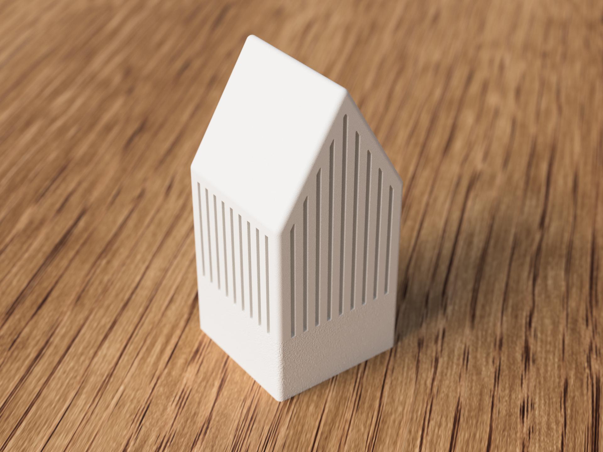 Japandi LED Teelichthaus • 3D-gedruckte Dekoration • Skandi Stil • Minimalistische Weihnachtsdeko • Geschenkidee aus PLA, Kunststoff, Plastik, Nachhaltig – 3D-Druck von G3DprintsDE