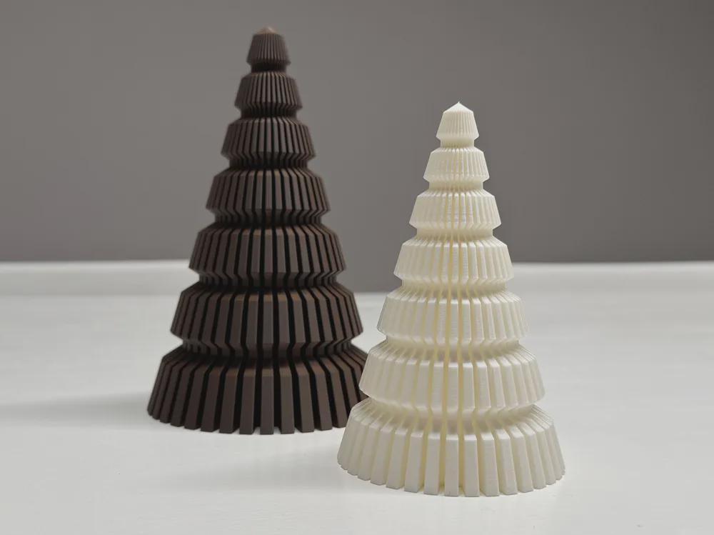 Japandi Weihnachtsbaum | Minimalistische Weihnachtsdeko | 3D-gedruckter Baum aus PLA | Skandi Deko aus PLA, Kunststoff, Plastik, Nachhaltig – 3D-Druck von G3DprintsDE