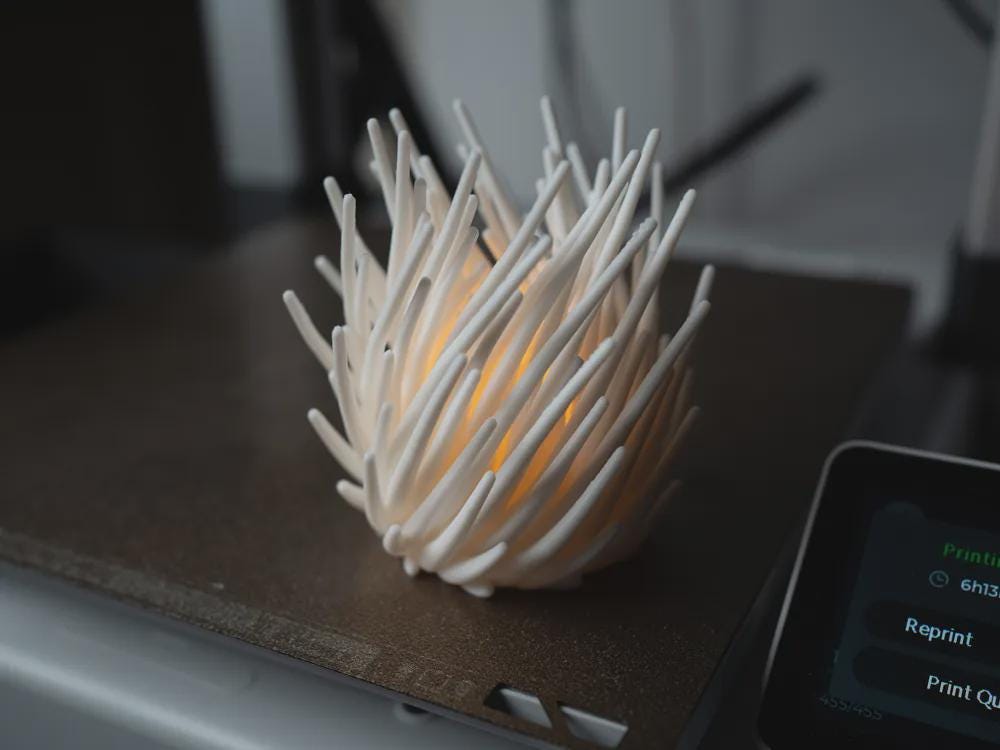 Spirit Lamp LED-Teelichthalter 3D-Druck | Stilvolle Deko-Kerze | PLA in über 30 Farben | Geschenkidee & Wohnaccessoire