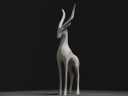Patronus Antilope 3D-Druck Skulptur | Antelope PLA Figur | Wohn-Dekoration Geschenkidee