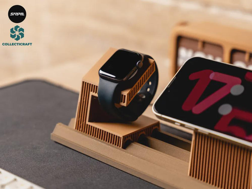 MOKU Modular Desk Add-Ons • 3D-gedruckte Schreibtisch-Erweiterungen • Pen Holder • MagSafe • Apple Watch Charger • Organizer aus PLA, Kunststoff, Plastik, Nachhaltig – 3D-Druck von G3DprintsDE