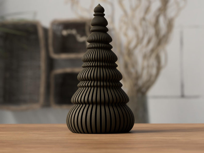 Nordische Weihnachtsbäume – Skandinavische Weihnachtsdeko | 2 Größen, dünn & massiv Varianten aus PLA, Kunststoff, Plastik, Nachhaltig – 3D-Druck von G3DprintsDE