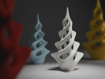Weihnachts-Baum LED Teelichthalter 3D-Druck | Christmas Tree Tealight Holder PLA | Wohn-Deko Geschenkidee