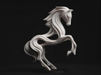 Spirit Horse 3D-Druck Skulptur | Pferde-Figur aus PLA | Wohn-Deko & Geschenkidee