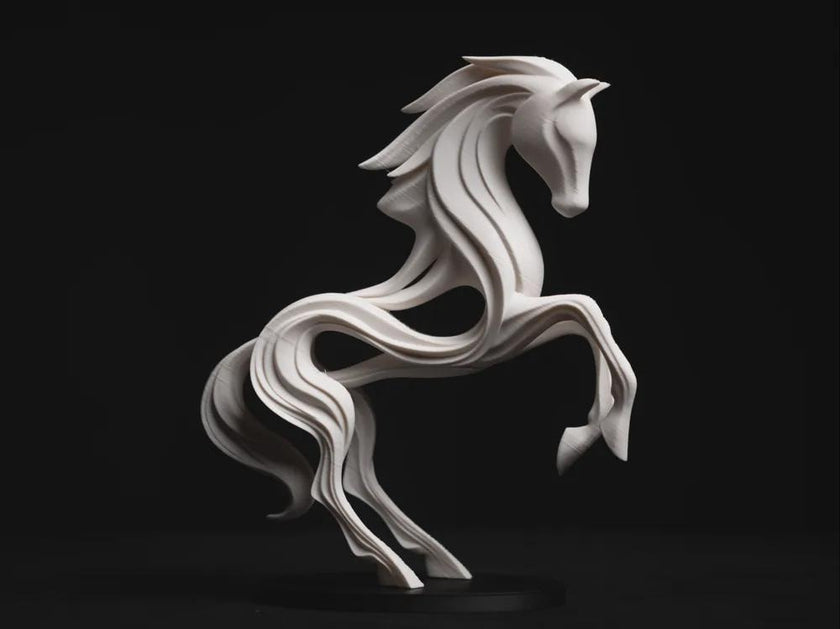Spirit Horse 3D-Druck Skulptur | Pferde-Figur aus PLA | Wohn-Deko & Geschenkidee