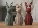 Minimalistische 3D Rentier Deko – Japandi Weihnachtsfigur – 3D Druck Hirsch – Skandi Xmas Dekoration – 2 Größen aus PLA, Kunststoff, Plastik, Nachhaltig – 3D-Druck von G3DprintsDE