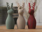 Minimalistische 3D Rentier Deko – Japandi Weihnachtsfigur – 3D Druck Hirsch – Skandi Xmas Dekoration – 2 Größen aus PLA, Kunststoff, Plastik, Nachhaltig – 3D-Druck von G3DprintsDE