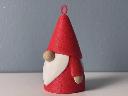Minimalistische 3D-gedruckte Weihnachtsgnom – Skandi/Scandi Weihnachtsdeko – 2 Größen wählbar aus PLA, Kunststoff – 3D-Druck von G3DprintsDE