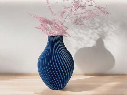 3D gedruckte Felicia Vase – Moderne TrockenBlumenVase – Skandi & Japandi Wohn Deko – BotanyChic Design – Minimalistische Vase, 5 Größen aus PLa, Kunststoff – 3D-Druck von G3DprintsDE