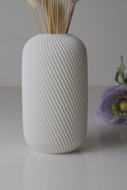 3D gedruckte Rossella Vase – Moderne Deko Vase – Skandi & Japandi Wohnaccessoire – BotanyChic Design – Minimalistisch, in 6 Größen aus PLa, Kunststoff – 3D-Druck von G3DprintsDE