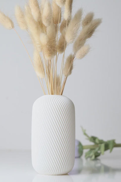 3D gedruckte Rossella Vase – Moderne Deko Vase – Skandi & Japandi Wohnaccessoire – BotanyChic Design – Minimalistisch, in 6 Größen aus PLa, Kunststoff – 3D-Druck von G3DprintsDE