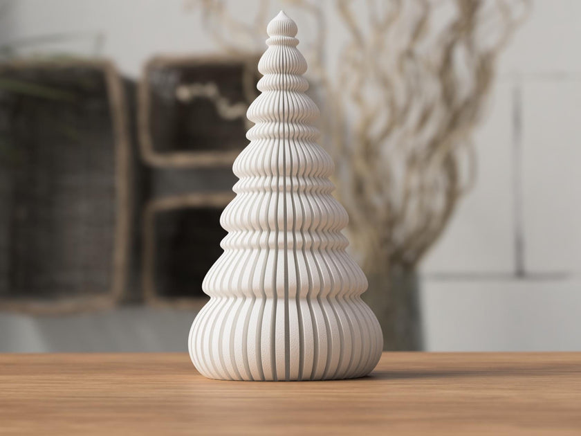 Nordische Weihnachtsbäume – Skandinavische Weihnachtsdeko | 2 Größen, dünn & massiv Varianten aus PLA, Kunststoff, Plastik, Nachhaltig – 3D-Druck von G3DprintsDE