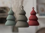 3D Printed Christmas Handmade Ornament: Modern Minimalist Holiday Decoration, Lightweight PLA (Custom Sizes, Indoor Use) aus PLA, Kunststoff – 3D-Druck von G3DprintsDE