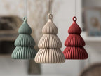 3D Printed Christmas Handmade Ornament: Modern Minimalist Holiday Decoration, Lightweight PLA (Custom Sizes, Indoor Use) aus PLA, Kunststoff – 3D-Druck von G3DprintsDE