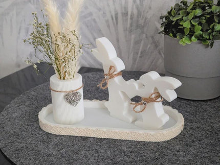 Osterhase Set 3D-Druck | Osterhasen Figuren | Moderne Osterdeko | Minimalistische Frühlingsdeko | Handgemachte Deko aus PLA, Kunststoff, 3D Druck, Plastik, ABS – 3D-Druck von G3DprintsDE