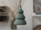 3D Printed Christmas Handmade Ornament: Modern Minimalist Holiday Decoration, Lightweight PLA (Custom Sizes, Indoor Use) aus PLA, Kunststoff – 3D-Druck von G3DprintsDE