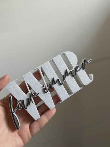 Forever Us – 3D gedruckte Paar-Figur – Romantische Deko – Geschenk zum Jahrestag, Hochzeit oder Valentinstag aus PLA, Kunststoff – 3D-Druck von G3DprintsDE