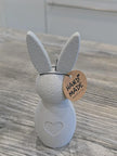 Moderner Osterhase Deko | 3D-gedruckte Osterdeko | Minimalistische Hasenfigur | Moderne Frühlingsdeko handgemacht aus PLA, Kunststoff, 3D Druck, Plastik, ABS – 3D-Druck von G3DprintsDE