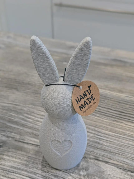 Moderner Osterhase Deko | 3D-gedruckte Osterdeko | Minimalistische Hasenfigur | Moderne Frühlingsdeko handgemacht aus PLA, Kunststoff, 3D Druck, Plastik, ABS – 3D-Druck von G3DprintsDE