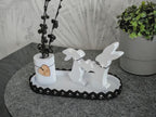 Osterhase Set 3D-Druck | Osterhasen Figuren | Moderne Osterdeko | Minimalistische Frühlingsdeko | Handgemachte Deko aus PLA, Kunststoff, 3D Druck, Plastik, ABS – 3D-Druck von G3DprintsDE