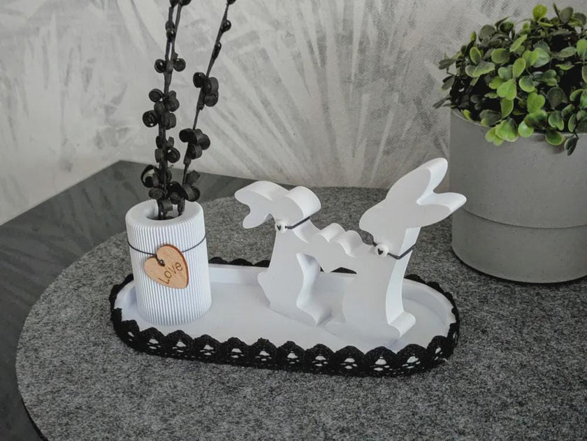 Osterhase Set 3D-Druck | Osterhasen Figuren | Moderne Osterdeko | Minimalistische Frühlingsdeko | Handgemachte Deko aus PLA, Kunststoff, 3D Druck, Plastik, ABS – 3D-Druck von G3DprintsDE